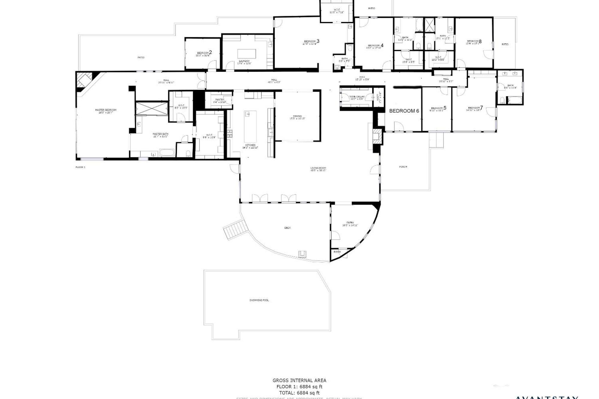Julep By Avantstay Stylish 9 Bedroom Estate W Mid-century Modern Decor